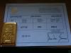 250 g Gramm Goldbarren Argor-Heraeus 999, 9 + Zerti