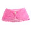 Rosa Kunst Pelz Jacke