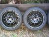 MOMO Racer Alufelgen schwarz 7J x 15 für 4/ 100 mit TOYO Proxes TS-1 ET38 