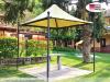Pavillon 5x5 Überdachung Pagodenzelt Festzelt Pvc Terrassendach Pergola Terrasse