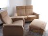 Sofagarnitur mit Relaxfunktion