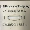 LG Ultrafine 27MD5KL-B,  Apple IPS UHD 5K 27 Zoll