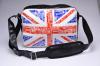Damentasche 27/  39/  10 Umhängetasche Schultertasche Messengerbag Groß Aufdruck H