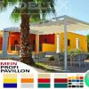 Pergola 3x5 Pavillon Zelt Restaurant personalisierte Farbe Stahl Pvc Café Garten