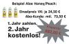 1. Jahr zahlen,  2. Jahr kostenlos