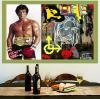 Sylvester Stallone: Signiertes Kunstwerk. XXL-Wandbild. Unikat! Geschenkidee.