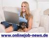 Heimarbeit mit einem Online Job im Home Office