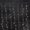 Micro-LED Vorhang,  warmw. LED,  transparentes Kabel