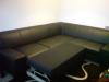 Kunstledercouch mit Schlaffunktion 