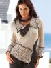 Damenstrickmoden für höchste Ansprüche - edler Damen-Pullover in Häkeloptik