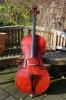 Cello - Ca. 100 Jahre altes altdeutsches Violoncello 4/ 4 mit Tasche