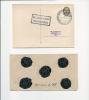 Briefmarken Ganzsache Dt.Reich ,  Altbrief um 1800 mit 5 Siegeln versehen abzugeb
