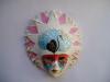 Maske Venezianisch 15cm X 13cm Keramik handgemalt