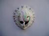 Venezianische Maske 10cm x 10cm Keramik handgemalt