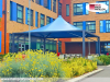 Pavillon 7x5 Überdachung Pagodenzelt Festzelt Pvc Terrassendach Pergola Terrasse
