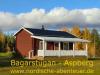 Ferienhaus,  Blockhütte mit Kamin und Sauna in Lappland/ Schweden