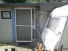 Wohnwagen mit Container feststehend | Winterfest zu verkaufen