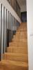 MASSIVHOLZ STUFE 85x24(+4)x4cm + SETZSTUFEN TREPPENSTUFEN FALTTREPPE