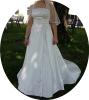 A-Linien -Brautkleid,  creme  Gr. 38-40 