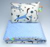 Babybettwäsche Minky Kinderset Bettenset Kissen 30x40cm Decke 75x100cm allergike