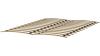 HOLZBETT AUS KIEFERNHOLZ EHB04 120x200 EICHENFARBIG MIT LATTENROST