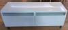 40€ bis Samstag TV Schrank Besta IKEA m. Glasabdeckung Bord Tisch