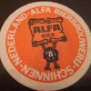 Limburg Beer Coaster ~ Alfa Bierbrouwerij Bier ~ Schinnen frühes Holland Orange