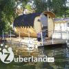 3m Fichten Sauna mit Vorraum 2,  2m Durchmesser und Holzofen,  Saunafass,  Sauna-Fa