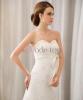 Brautkleid mit Kristall Blumenbrosche mit Tüll - Mode-top.de