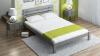 Holzbett aus Kiefernholz EBD05 140x200 GRAU mit Latenrost