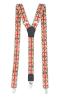 Herrenhosenträger Form Y 2,  5cm breit 120cm lang 3 starken Metallklips Partyklei