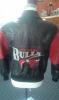 Sie ist eine Originale Chicago Bulls Lerderjacke Gr. L - 38
