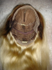 T-Part Lace Wig ECHTHAARPerücke Hellblond #613 dunkles Rooting,  Makel