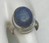 Ring,  925 silber mit gefassten Lapislazuli
