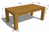 TISCH EICHENTISCH LACKIERTERTISH ESSTISCH MASSIVHOLZ HOLZTISH 180-281x100cm