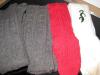 4 Paar Herren Trachtensocken weiß,  rot,  braun,  Schurwolle getragen TOP Gr. 42-43