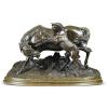 Pferdeskulptur von Pierre Jules Mene