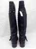 VIC MATIE schwarz ECHTLEDER Gr 39 38 Boots VOLL-LEDER schwarz Stiefel NP 429,  -