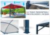 Abdeckung Dach Neu Pavillon Gartenzelt Pakplatz Café 6x6