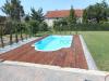 GFK POOL Schwimmbecken 8,  20 x 3,  10 x 1,  55 SET Schwimmpool Fertigbecken