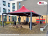 Pavillon 5x5 Überdachung Pagodenzelt Festzelt Pvc Terrassendach Pergola Terrasse