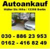 Gebrauchtwagenankauf in Berlin und Umland /  Autohandel Rasch 030 886 23 953