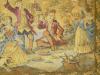 Gobelin antik Jagdbildteppich 115x69 (G029)