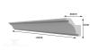 1M FS1 Polystyrol Stuckleiste Lichtprofile 12cm Breite 8cm Höhe Hartschaum Innen