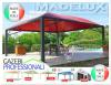 Abdeckung Dach Neu Pavillon Gartenzelt Pakplatz Café 6x6