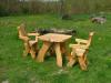 Gartenmöbel,  Garnituren aus Massivholz,  Massivholzmöbel,  Tische,  Stühle,  Bänke