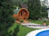 hochwertige Fasssauna,  Sauna Pod,  Campingpod,  Schlaffässer,  Campingfass
