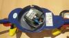 Kinderzimmer Deckenlampe mit 4 Spots,  rot gelb blau