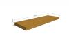 FENSTERBRETT BUCHENHOLZ MASSIVHOLZ FENSTERBANK POLIERT UNBEMALT 85x28x4cm