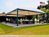 Pavillon 7x7 Überdachung Pagodenzelt Festzelt Pvc Terrassendach Pergola Terrasse